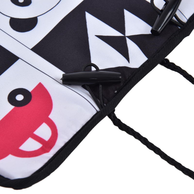 Fdit Foldable Black White Baby Mirror Toy For Fun Visual Awareness With Easy Storage Pendant Toy - Image 3