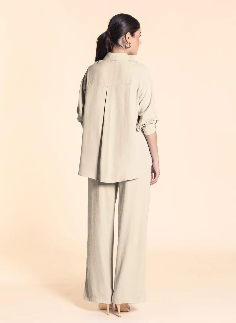 شايبس LINEN BLEND COMFORT SHIRT SET