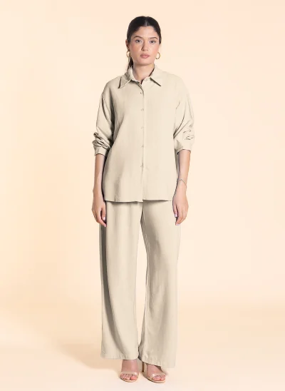 شايبس LINEN BLEND COMFORT SHIRT SET