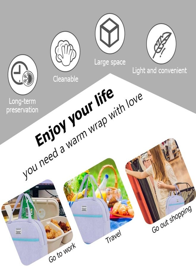 Mountain guest Lunch Bag Reusable Insulated Tote Lunch Bag for Women/Men Cooler Lunch Box Adult Water Resistant Work Picnic Beach or Travel - Image 5