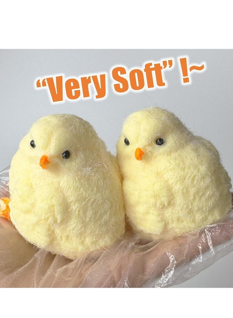 Bebiland Handmade Silicone Chick Squishy Toy, Ultra Soft Stress Relief Squeeze Toy. - Image 4