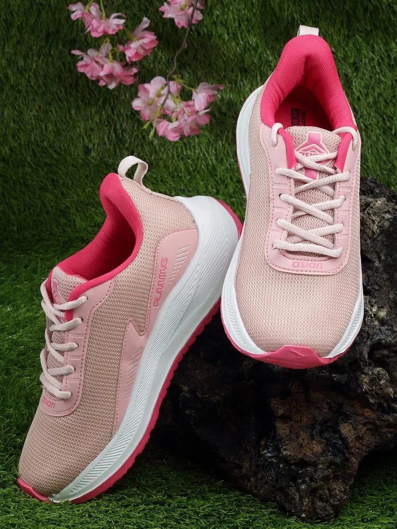 أسيان Pink Sneakers for Women and Girls