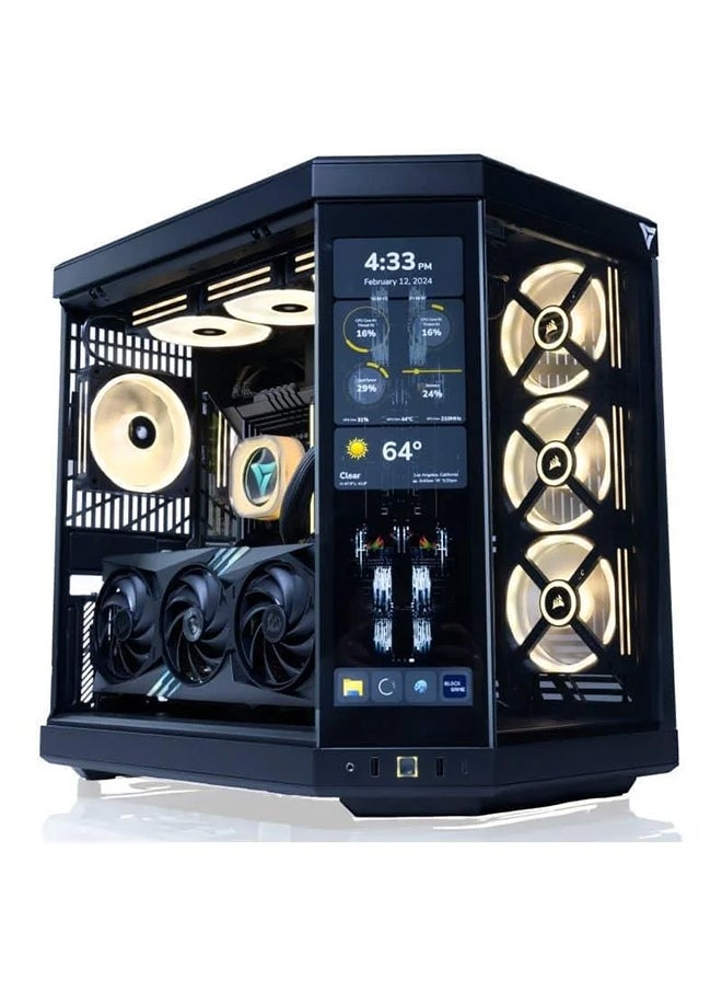 AYGRO - Hyte Touch Edition Premiuim Gaming PC - INTEL CORE I9 14900K, RTX 5080 16GB GDDR7,M/B  Z790 WIFI DDR5,64GB (2X32) 6000MHZ RGB,SAMSUNG 990 PRO 2TB,LCD AIO 360MM,1200W PREMIUM,WINDOWS 11 - Image 1