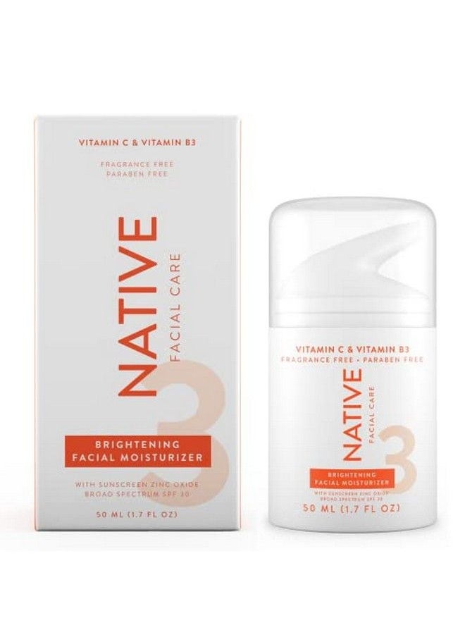 native - Brightening Facial Moisturizer Vitamin C & Vitamin B3 Face Moisturizer Face Lotion Spf 30 1.7 Fl Oz - Image 1
