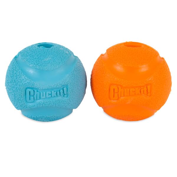 ChuckIt! High-Bounce Rubber Fetch Ball, Small (Colors Vary) 2 Pack - Image 2