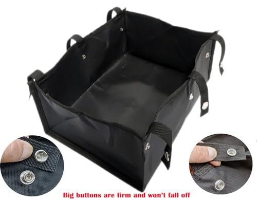 ForconMed Rollator Bag Basket Storage Bags Large rollator Walker Basket Compatible with All Brands of Rollator and HeavyDuty Rollator 159565Universal Replacement Parts 1Ea Black - Image 3