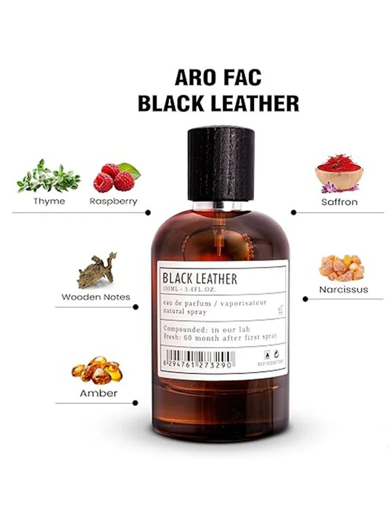 عطور ايه ام دي عطر آرو فاك بلاك ليذر من AMD Perfumes للرجال، 100 مل