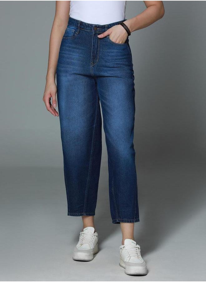 HIGH STAR - Light Wash Regular Fit Denim Jeans by Styli - Image 1