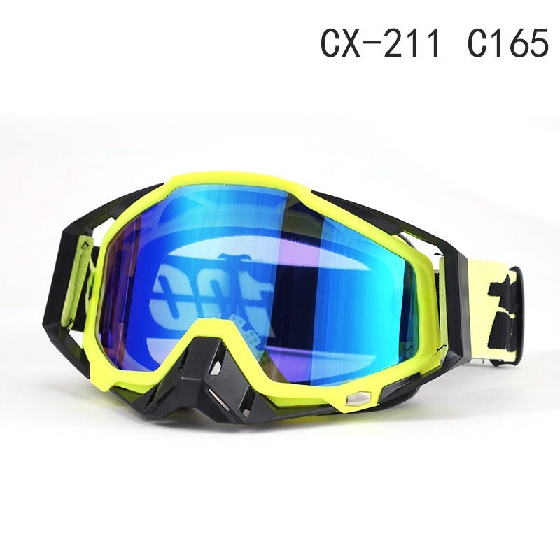 1nn u/n Off-Road Motorcycle Goggles | Windproof Ski and Riding Eyewear, Full-Frame PC Lens, Interchangeable Lenses, Unisex - Image 1
