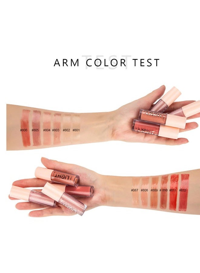 MAEPEOR Moisturizing Lipgloss Set 6PCS Smooth Hydrating Lip Gloss Neutral Nude Nourishing Glossy Lipgloss for Women and Girls (Moisturizing, 6PCS Set B) - Image 3