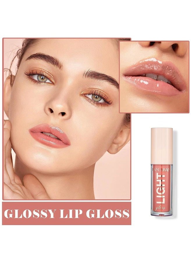 MAEPEOR Moisturizing Lipgloss Set 6PCS Smooth Hydrating Lip Gloss Neutral Nude Nourishing Glossy Lipgloss for Women and Girls (Moisturizing, 6PCS Set B) - Image 5