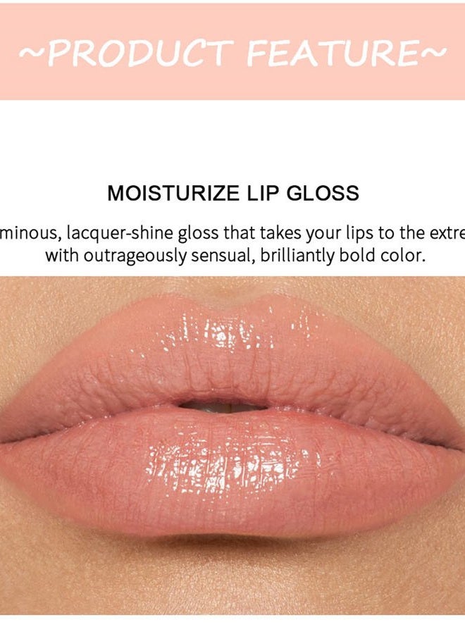 MAEPEOR Moisturizing Lipgloss Set 6PCS Smooth Hydrating Lip Gloss Neutral Nude Nourishing Glossy Lipgloss for Women and Girls (Moisturizing, 6PCS Set B) - Image 4