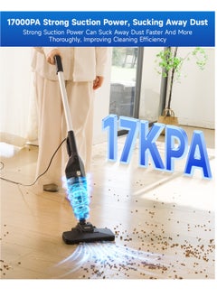 Portable Handheld Vacuum Cleaner with 17000Pa Strong Power 900mL Dust Cup, Quiet Suction- Stick Vacuum Cleaner for Wood, Carpet, Tile Floors S9- Black - pzsku/ZAB9A3AD59C3E087E1BA2Z/45/_/1739968200/3919e5a0-3759-4cfe-bb65-b77d234df53d