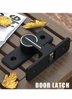 Excefore 90 Degree Right Angle Door Lock, Heavy Duty Flip Door Latch Bolt Lock cam Lock Door and Window Push-Pull Lock Rod Bolt barn Push-Pull Door Lock (Luminous Tone)  - Image 5
