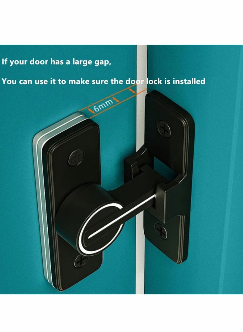 Excefore 90 Degree Right Angle Door Lock, Heavy Duty Flip Door Latch Bolt Lock cam Lock Door and Window Push-Pull Lock Rod Bolt barn Push-Pull Door Lock (Luminous Tone)  - Image 3