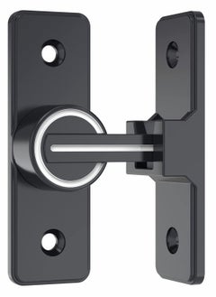 Excefore 90 Degree Right Angle Door Lock, Heavy Duty Flip Door Latch Bolt Lock cam Lock Door and Window Push-Pull Lock Rod Bolt barn Push-Pull Door Lock (Luminous Tone)  - Image 1