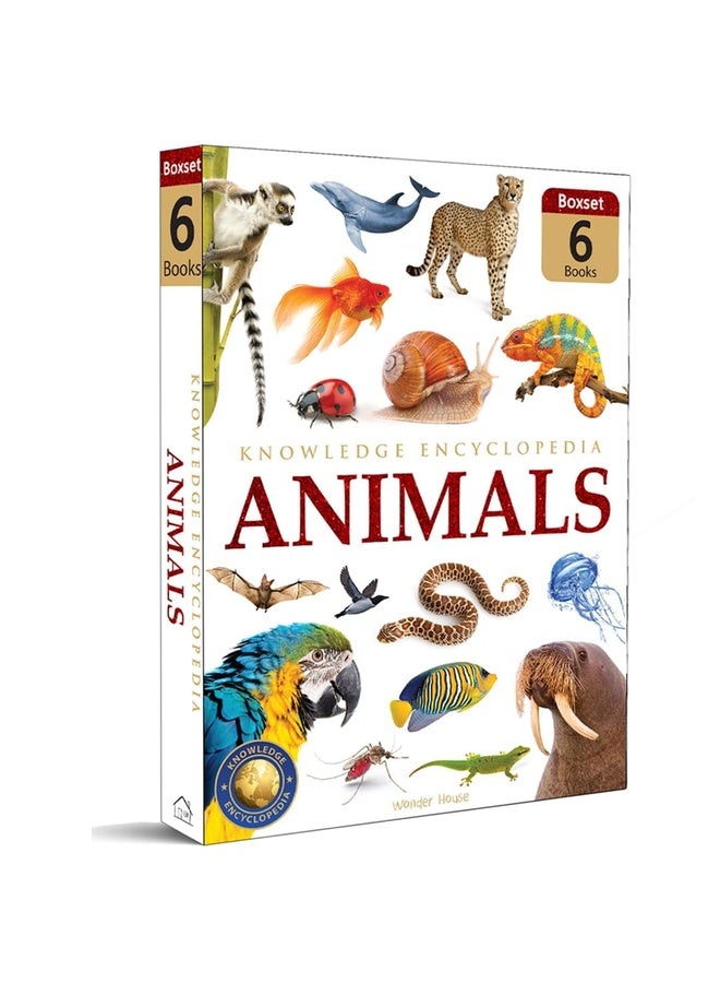 Animals - Collection of 6 Books : Knowledge Encyclopedia For Children (Box Set)