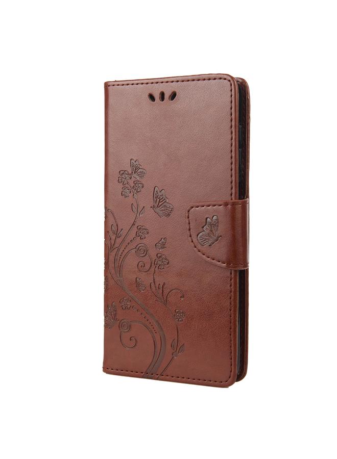 اس-توب جراب لهاتف Motorola Moto G42 بنمط زهرة الفراشة، جراب جلدي قابل للطي - Image 2