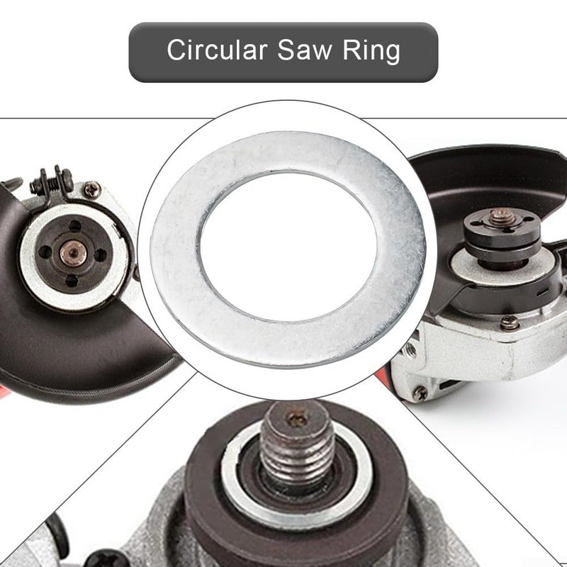 Circular Saw Blade Reduction Ring Set 25 4 16mm Metal Conversion Bushings Arbor Hole Adjustments - Image 4