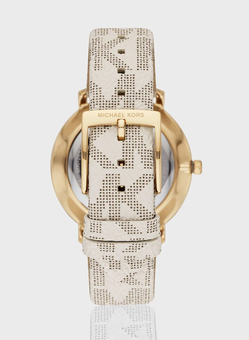 Michael Kors Classic Pu Strap Analog Watch