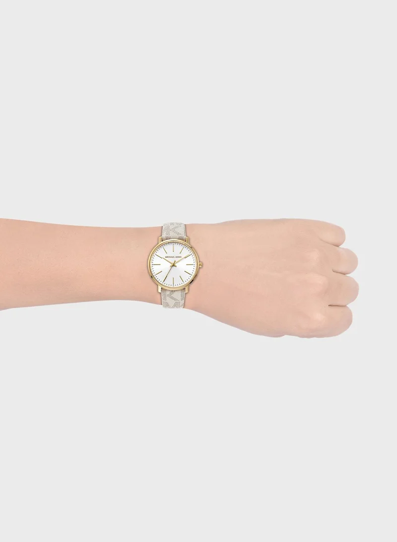 Michael Kors Classic Pu Strap Analog Watch