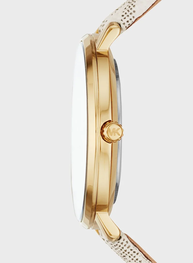 Michael Kors Classic Pu Strap Analog Watch