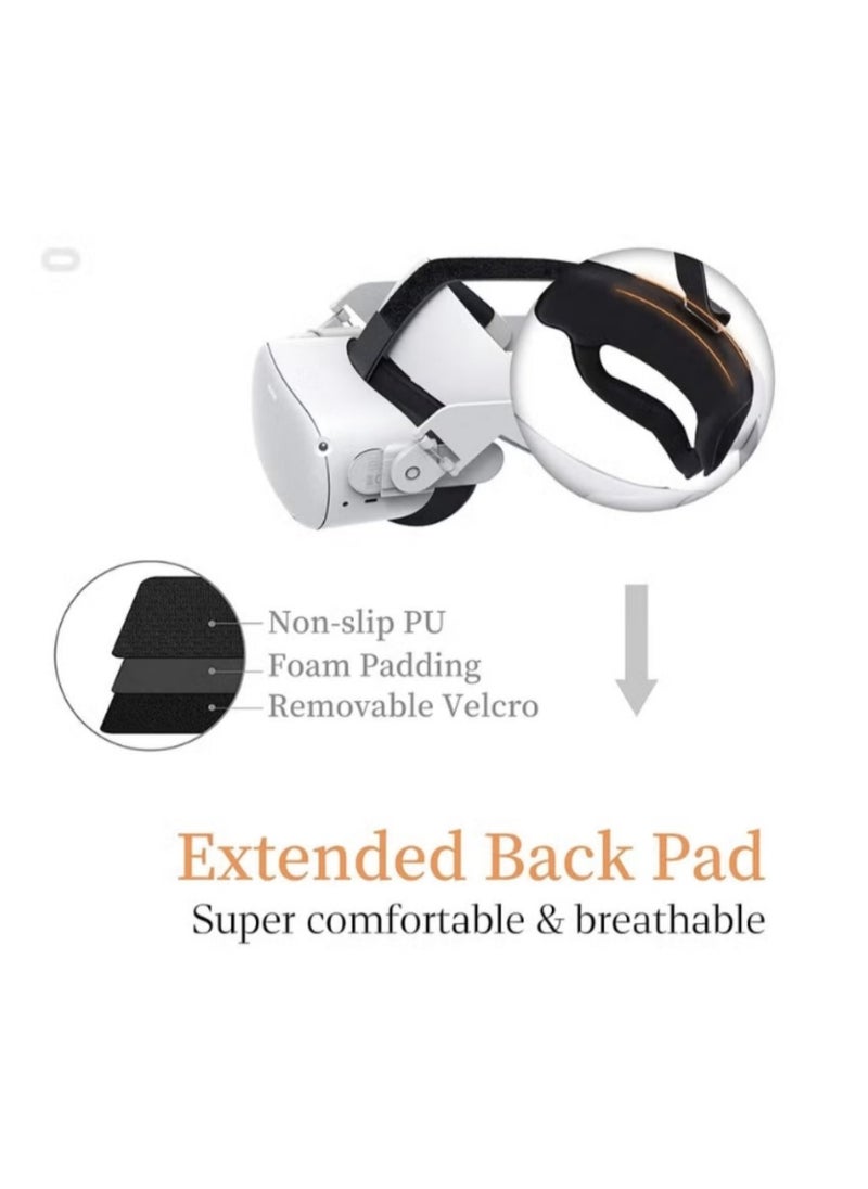 Generic - For Oculus Quest 2 Head Strap - B5-PRO Halo Strap for Oculus Quest 2 - Ideal Replacement for Oculus Quest 2 Elite Strap - Comfortable/Lightweight/Reduce Pressure - Image 1