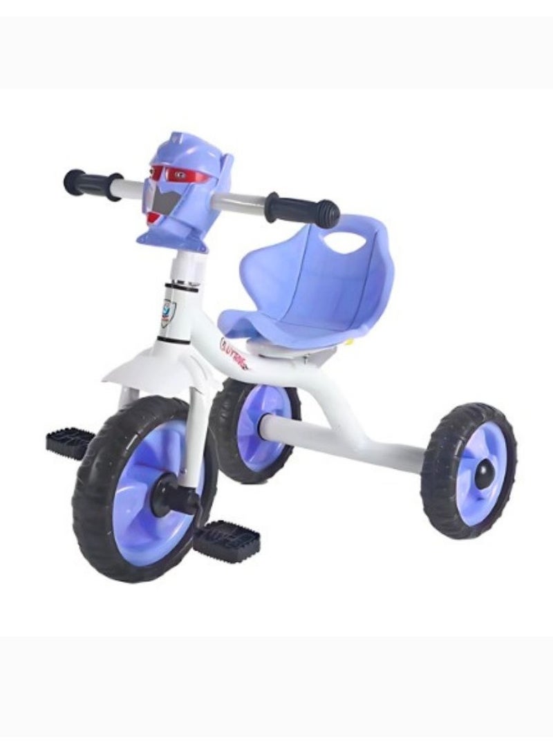Cute ninos Beautifully Designed Tricycle for Kids Ages 2-6, 3 Wheel Basket Rear Frame Blue  - Image 1