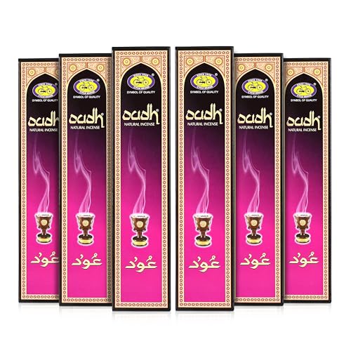 Cycle Pure Oudh Natural Incense Sticks, Long Lasting Masala Bathi for a Special and Divine Prayer Experience - Pack of 6 (14 Sticks per Pack) - Image 1