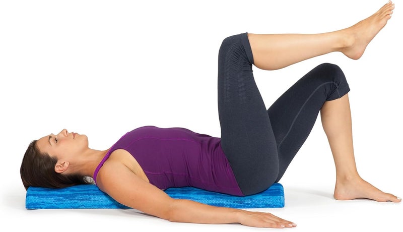 OPTP PRO-Roller Soft Density Foam Roller – Low Density Soft Foam Roller for Physical Therapy, Pilates, Yoga Foam Roll Exercises, and Muscle Recovery - Blue 36" x 6" x 3" Half-Round - Image 2