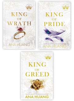 King of sin Series by Ana huang 3 Books Collection set: King of Wrath, King of Pride & King of Greed 