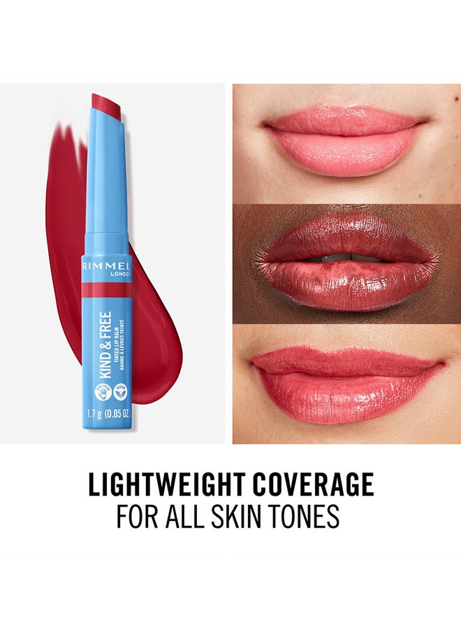 RIMMEL LONDON Kind And Free Tinted Lip Balm - 002 - Natural Apricot  - Image 5