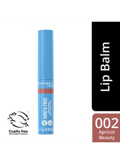 RIMMEL LONDON Kind And Free Tinted Lip Balm - 002 - Natural Apricot  - Image 2