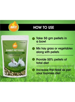 Premium Adult Pellet Rabbit Food, Nutritionist Choice (Rabbit Food 1.2Kg) - pzsku/ZAB9B2CA8B5C41E0ADFDBZ/45/_/1727767911/e21a1616-50e5-4d53-9739-a8b29111c87a