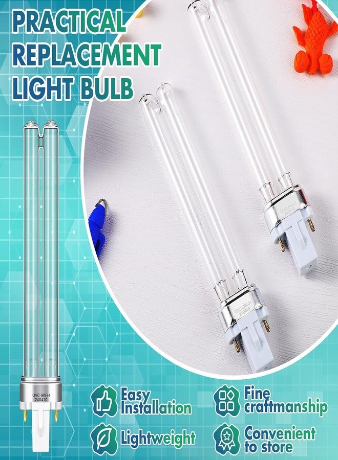 مصباح بديل للأشعة فوق البنفسجية من VAYINATO® بقوة 9 واط لمرشحات أحواض السمك والبرك - يزيل عكارة الماء، ويتحكم في الطحالب، ويعقم الماء | سهل التركيب - Image 5