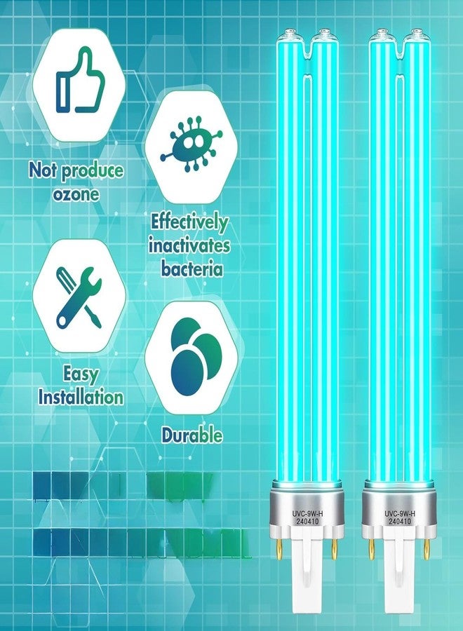مصباح بديل للأشعة فوق البنفسجية من VAYINATO® بقوة 9 واط لمرشحات أحواض السمك والبرك - يزيل عكارة الماء، ويتحكم في الطحالب، ويعقم الماء | سهل التركيب - Image 4