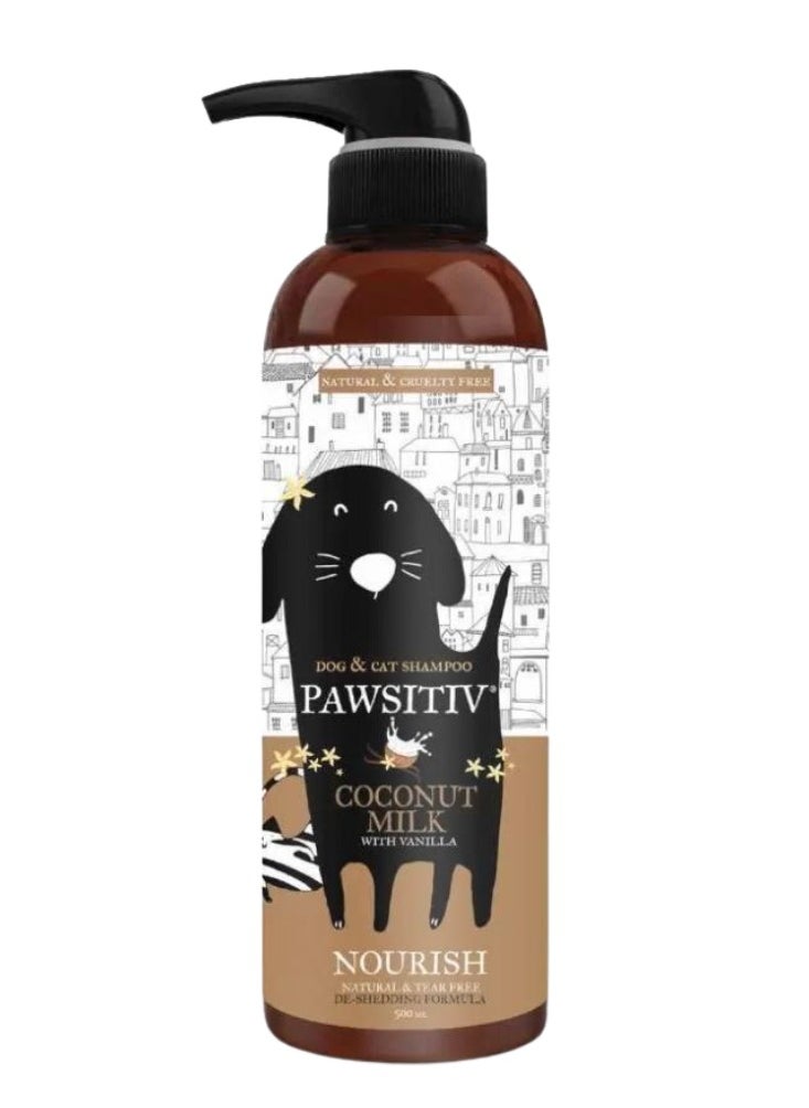 Pawsitiv Pawsitiv Shampoo Coconut Milk with Vanilla 500ml 