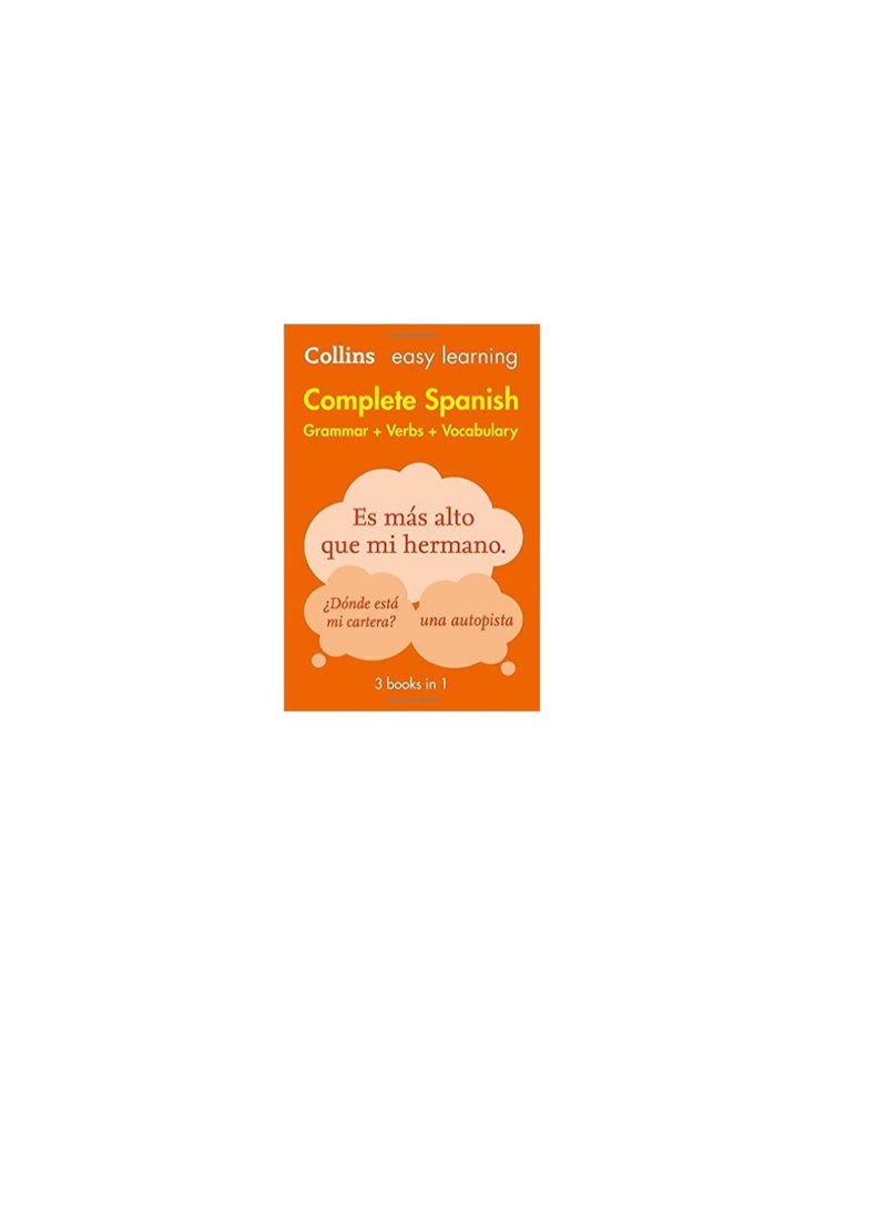 Easy Learning Spanish Complete Grammar, Verbs And Vocabulary