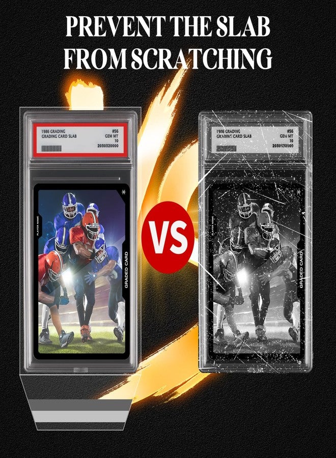 HYRAUL 100 Protective Sleeves for PSA Graded Slabs | Exact Fit 35pt Card Slab Bags | Resealable Protective Covers - Image 5