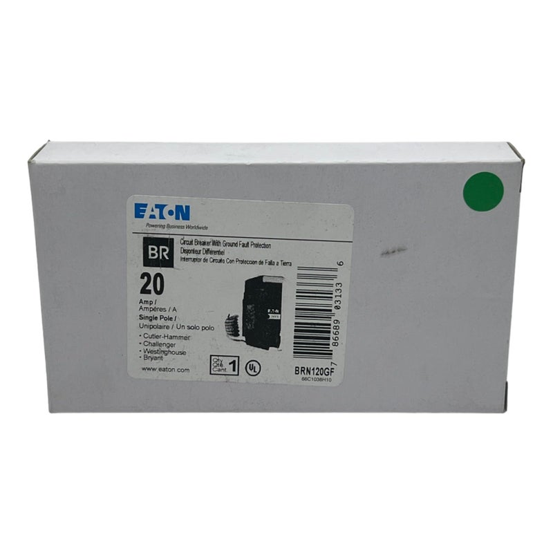 Eaton BRN120GF Br Gfci, 5ma, 1 Pole, 10kaic, 20a, Pigta - Image 3