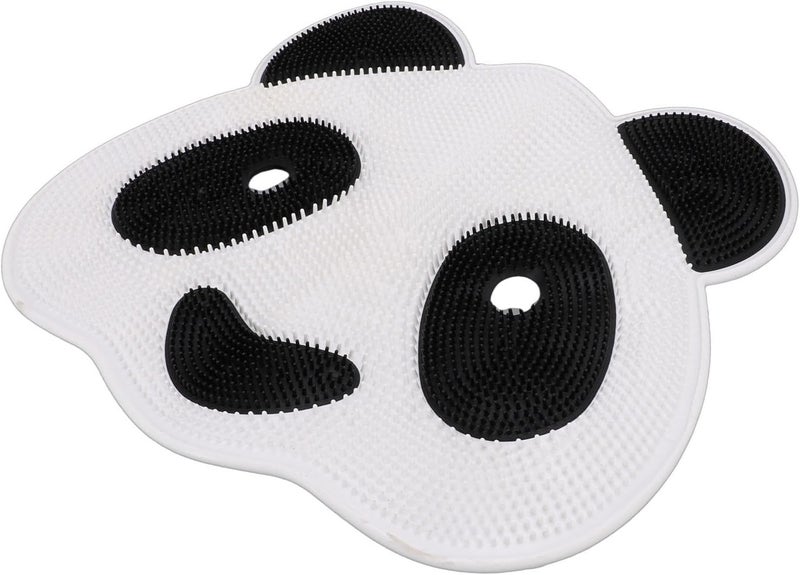 ZJchao Panda Shape Foot Scrubber Massage Mat with Suckers Non Slip Shower Exfoliating Mat for Bathroom TPE Material Home Spa Relaxation - Image 4