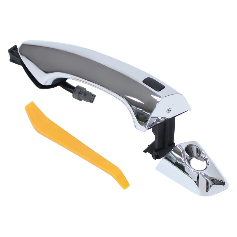 ApplianPar Front Driver Side Left Exterior Door Handle Chrome for Hyundai Santa Fe 20132018 Santa Fe Sport 20132018 Santa Fe XL 20132019 - Image 2