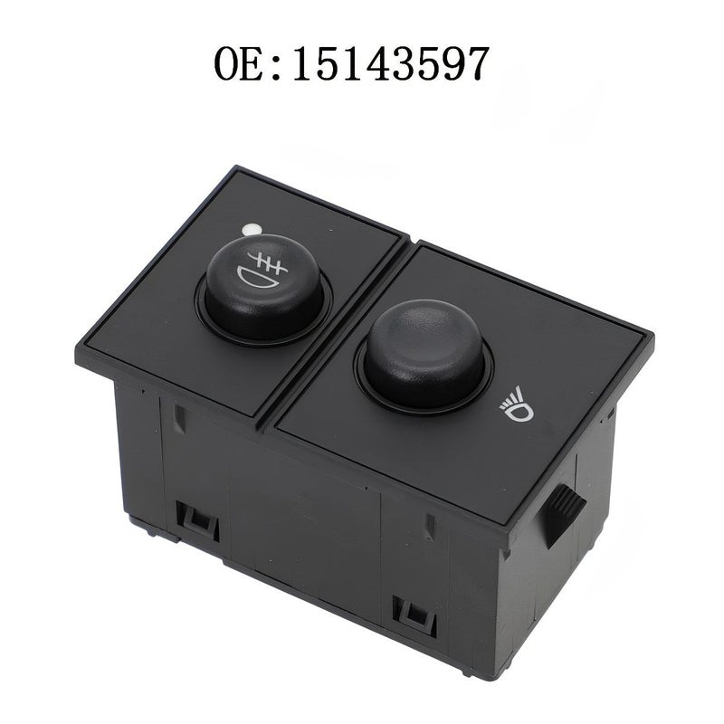 15143597 Fog Lamp Control Light Button Switch For GMC Sierra Chevy Silverado 1500 2003 2004 2005 2006 2007 - Image 1