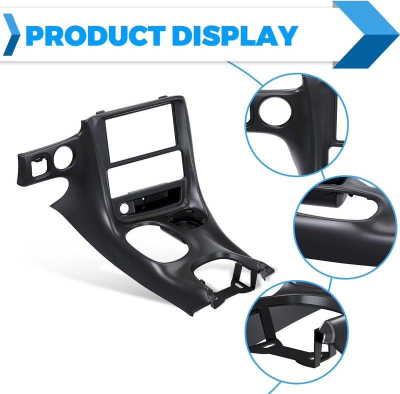 ECOTRIC Double Din Stereo Dash Installation Compatible with 1997-2004 Chevrolet Corvette C5 Replacement for 10407815 - Image 4