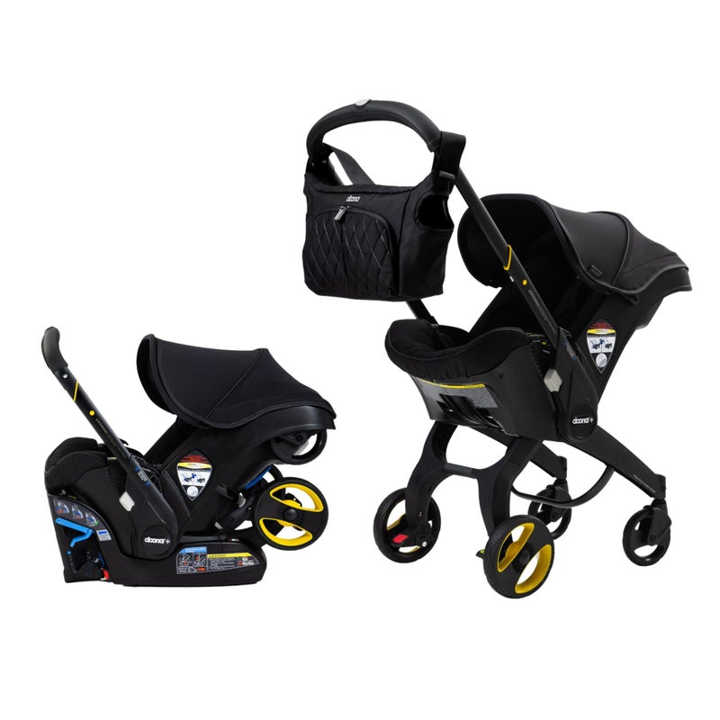 Doona Car Seat Stroller Midnight Edition AllinOne Travel System