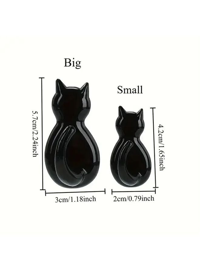 Transparent Cat Tail Sticky Hooks Wall Mounted No Drill Waterproof Space Saving - Image 4