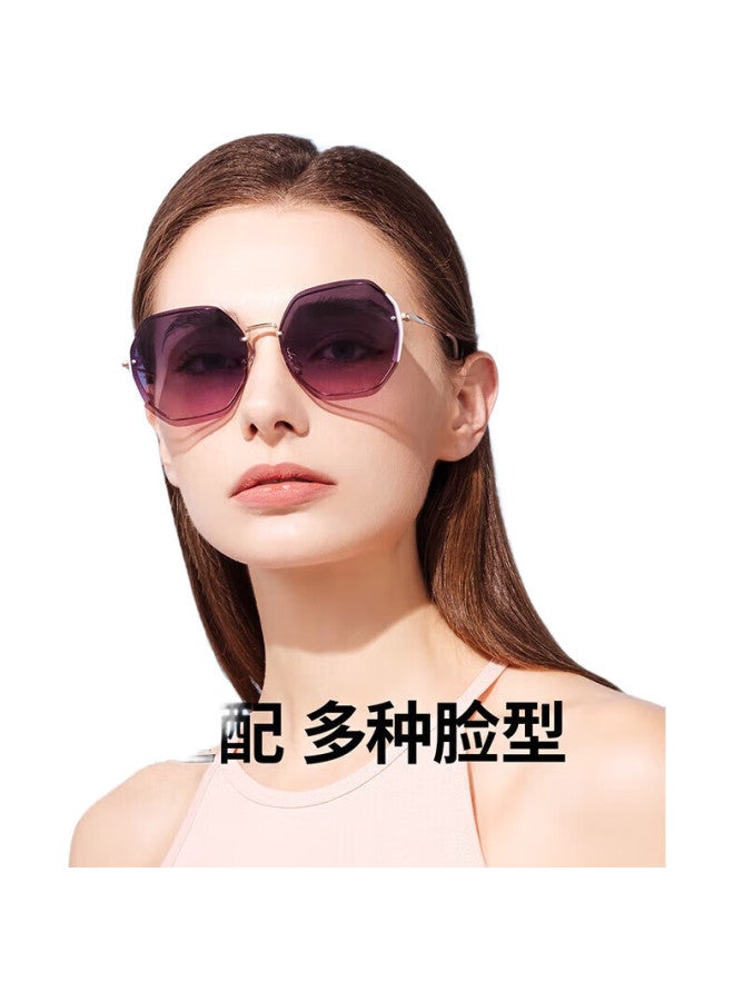 VEGOOS Polarized Sunglasses For Women Fashion Polygon Oversized Frame Driving Glasses 4727 - Image 3