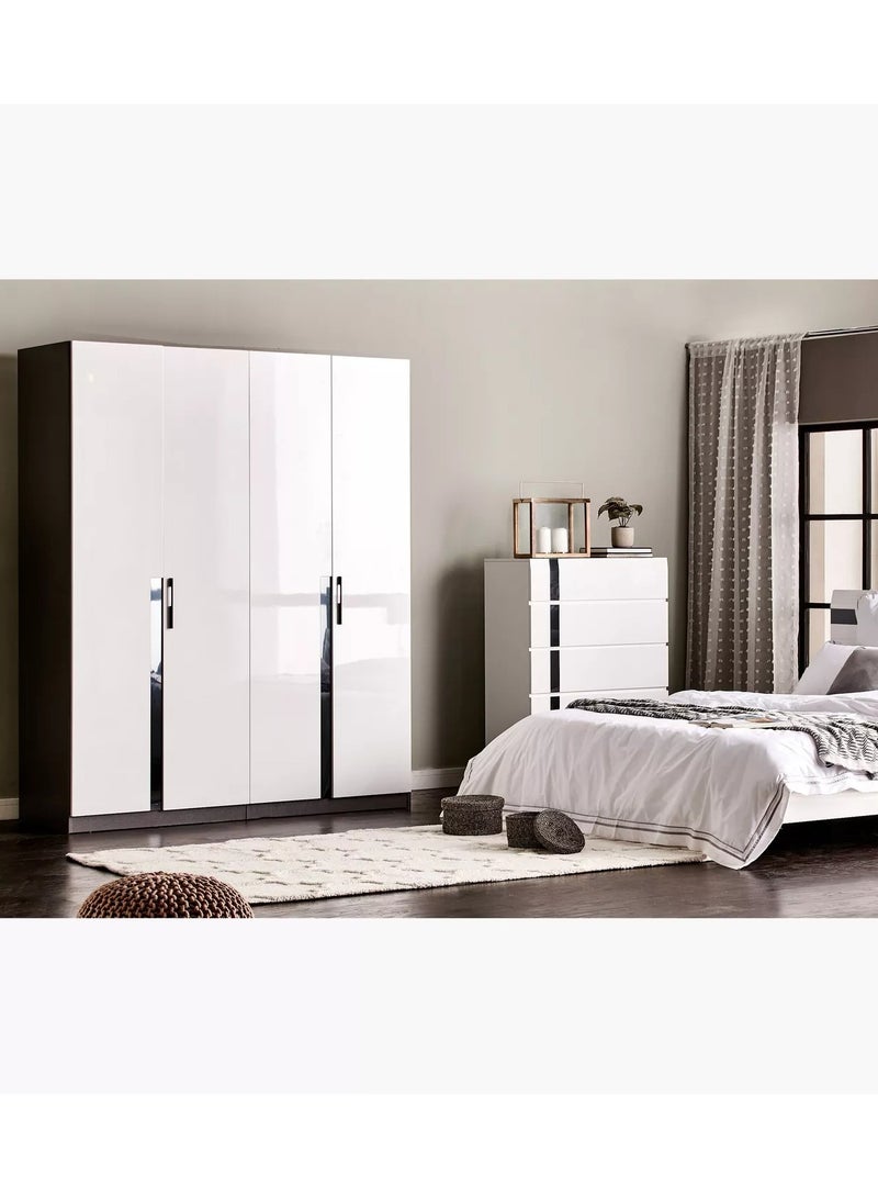 ملاذ هاوس خزانة ملابس بأربعة أبواب - MZWD012 - 60 طول × 220 ارتفاع × 160 عرض - Image 4