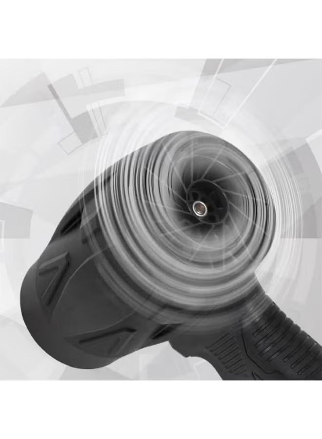 كراون منفاخ هواء نفاث (Turbo Jet)، منفاخ هواء فائق القوة لاسلكي، منفاخ تجفيف نفاث للسيارات مع تحكم متدرج في السرعة (لون أسود) - Image 3