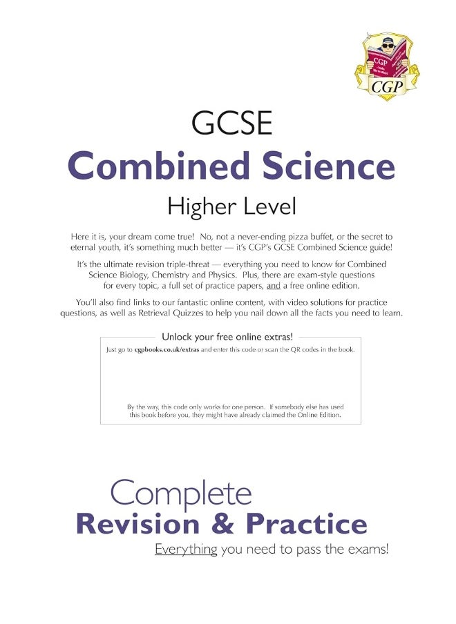 New GCSE Combined Science AQA Higher Complete Revision & Practice w/ Online Ed, Videos & Quizzes  - Image 3